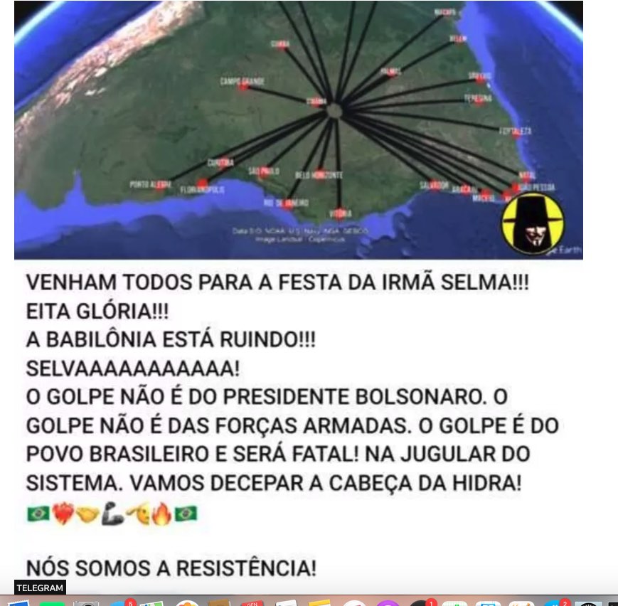 "Festa da Selma" è la parola d'ordine usata dai bolsonaristi per l'assalto a Brasilia del 6 gennaio