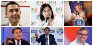 Da sinistra a destra: Vannacci, Schlein, Meloni, Conte, Renzi, Calenda. Elezioni europee: l'Italia ci arriva come al solito con scene da operetta. E non si salva nessuno. Eppure queste saranno molto probabilmente le elezioni più importanti di sempre: in gioco c'è la sopravvivenza dell'Europa per come la conosciamo.