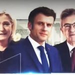 Da sinistra a destra: Bardella, Le Pen, Macron, Melenchon, i volti dei principali candidati alle elezioni in Francia. Cosa succederà l'8 luglio?