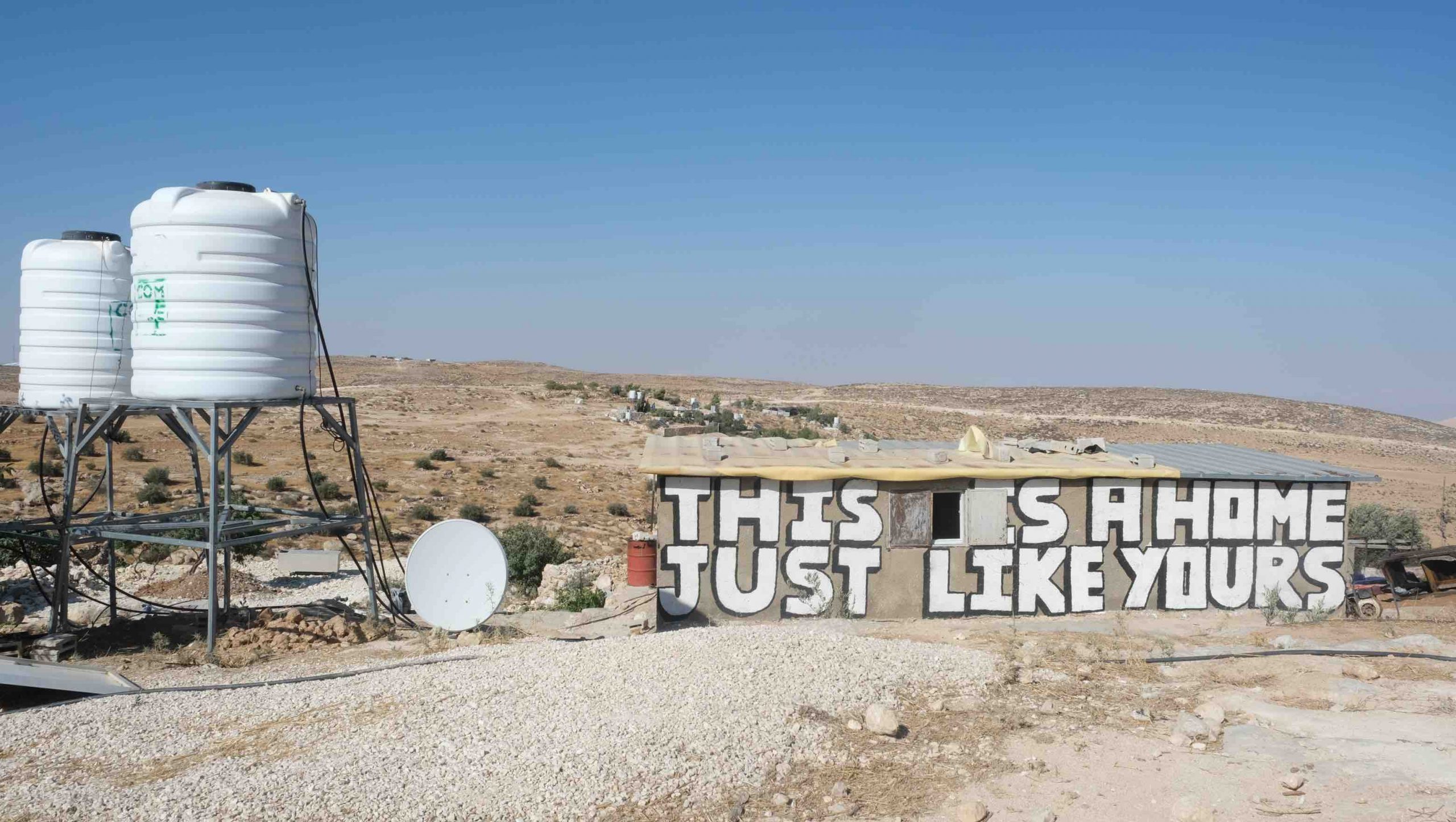 Il villaggio di Um Faqara, colline a sud di Hebron, in Cisgiordania. Foto di Matilde Moro