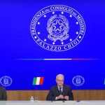 La presentazione del decreto "paesi sicuri" da parte del governo.