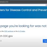 Una pagina rimossa del CDC americano. I centri per la prevenzione delle malattie sono tra i siti colpiti dalla rimozione dei contenuti non graditi voluto dall'amministrazione Trump